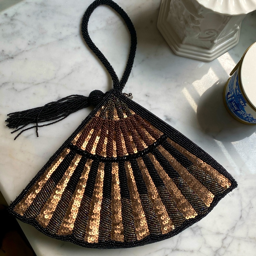 Sequin Chicos Fan Bag